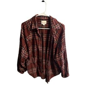 American Eagle Flannel Button Down
